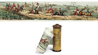 Henry Thomas Alken - Panorama of a Fox Hunt, shewing a large scope of the Leicestershire, Rutlandshire and Linconshire counties, with all sorts of riders, good, bad and indifferent (Siltzer 61)