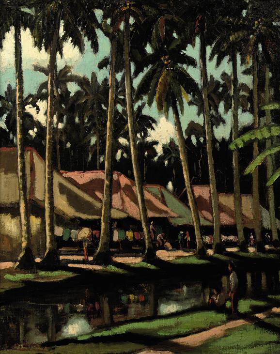 Henry Van Velthuysen - Dessa near a river