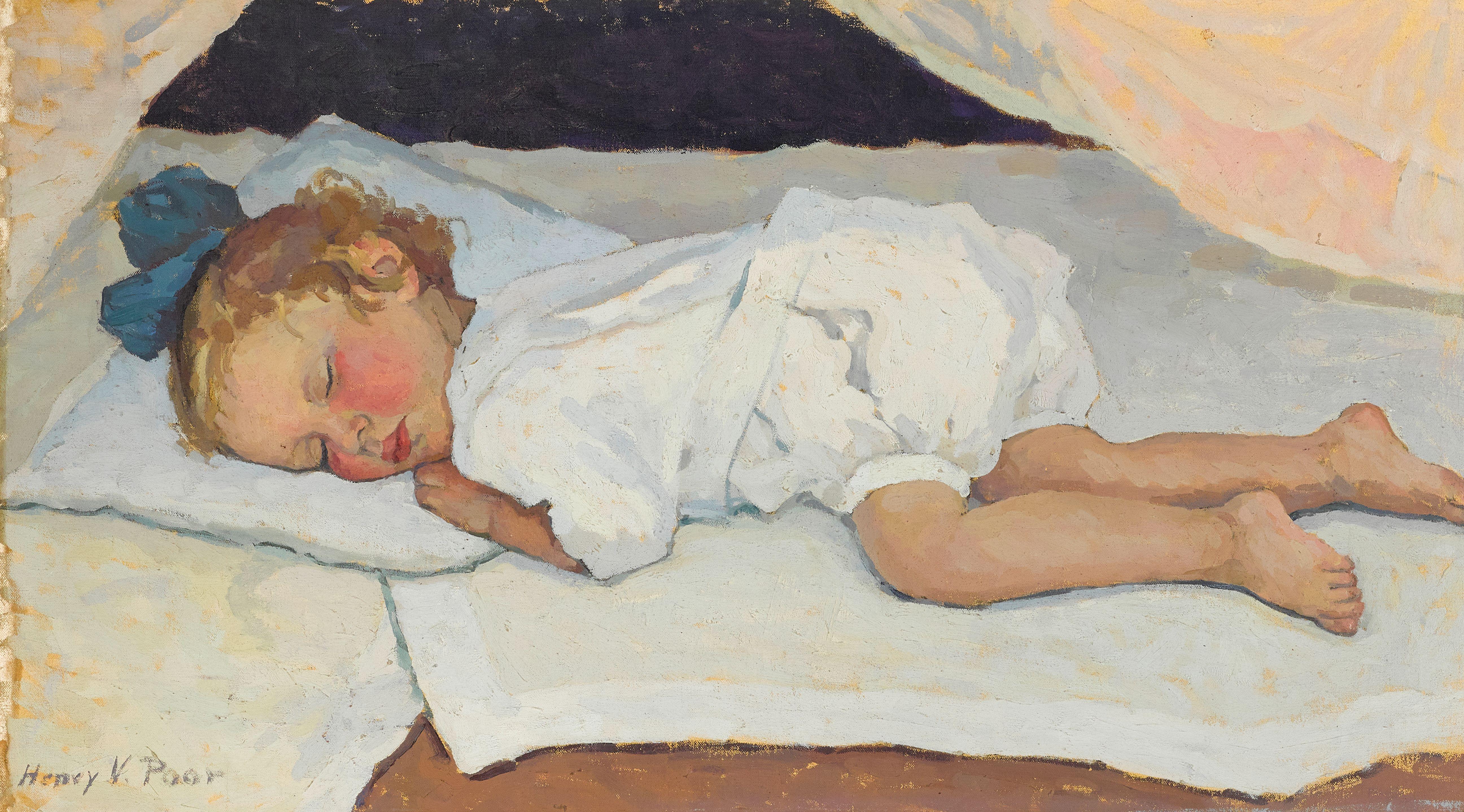 Henry Varnum Poor - Sleeping Baby
