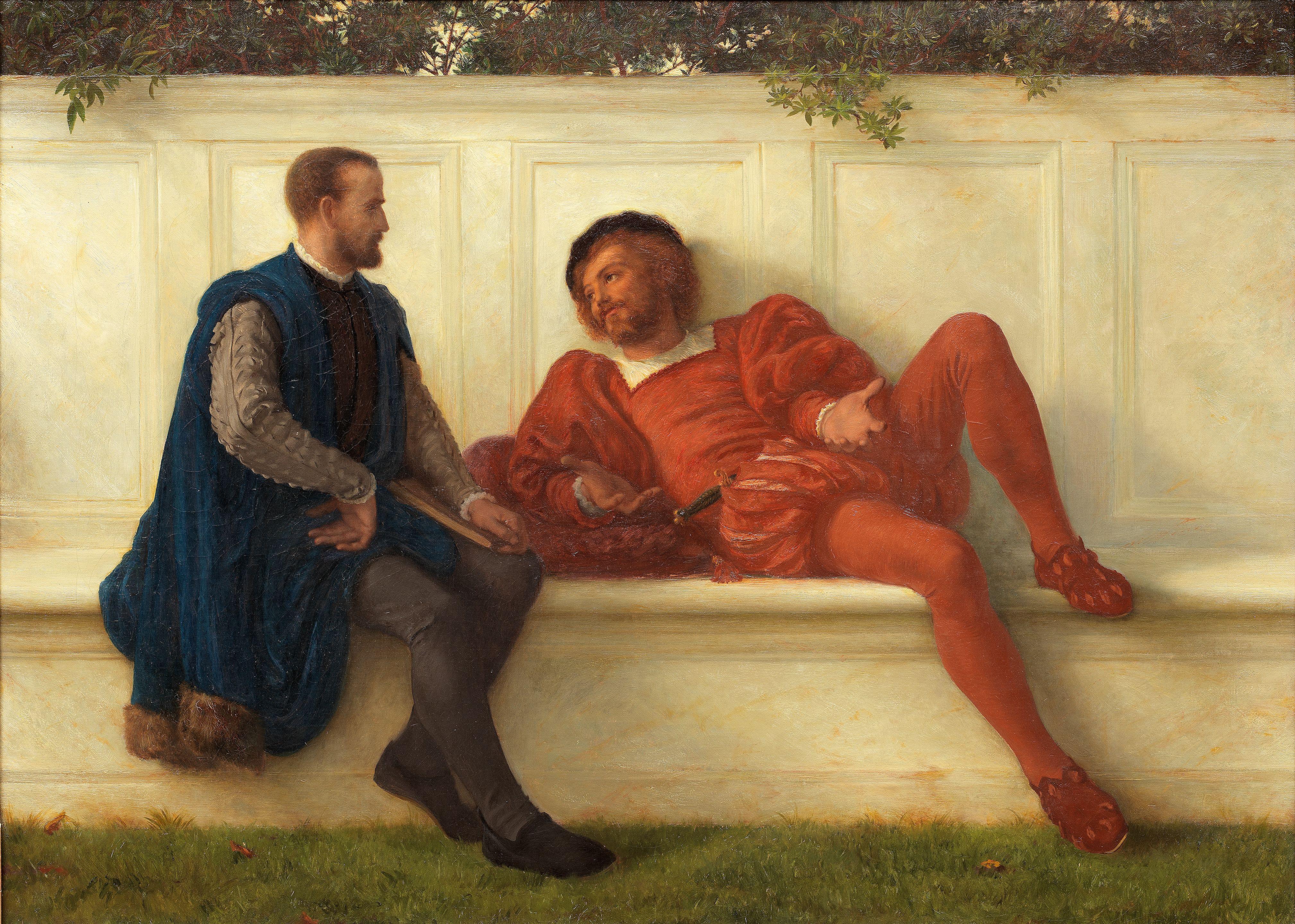 Henry Wallis - His Highness and His Excellency the Ambassador of the Florentine Republic