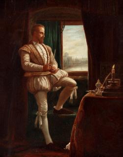 Henry Wallis - Sir Walter Raleigh at Durham House