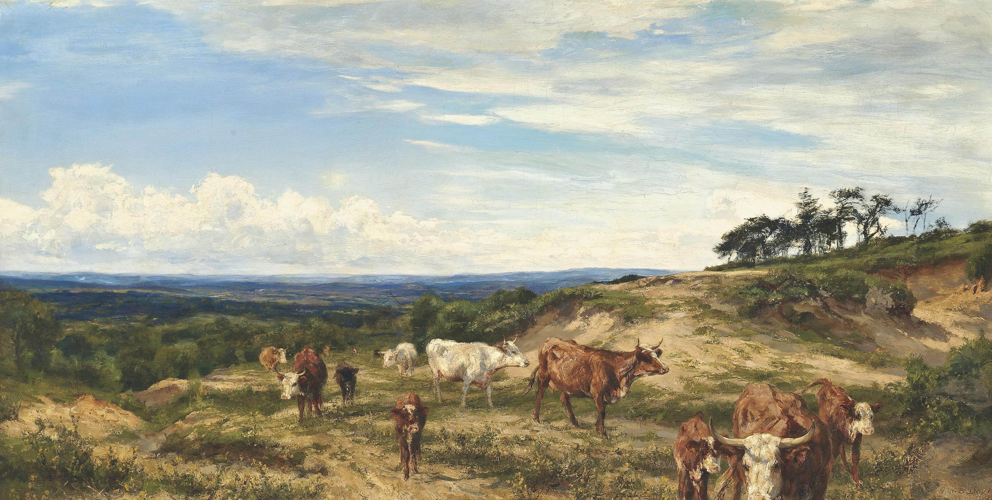 Henry William Banks Davis, R.A. - Ewhurst Hill, Surrey