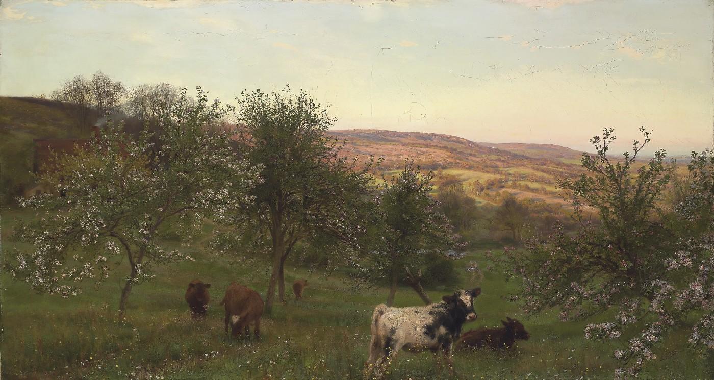 Henry William Banks Davis, R.A. - The Shadow of Evening