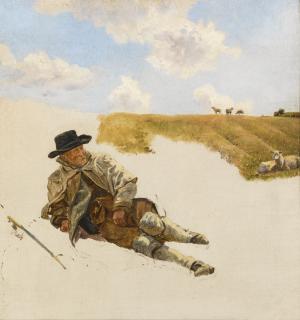 Henry William Banks Davis - The Old Shepherd