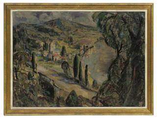 Henry William Phelan Gibb - Cypress Trees On The Mediterranean Coast