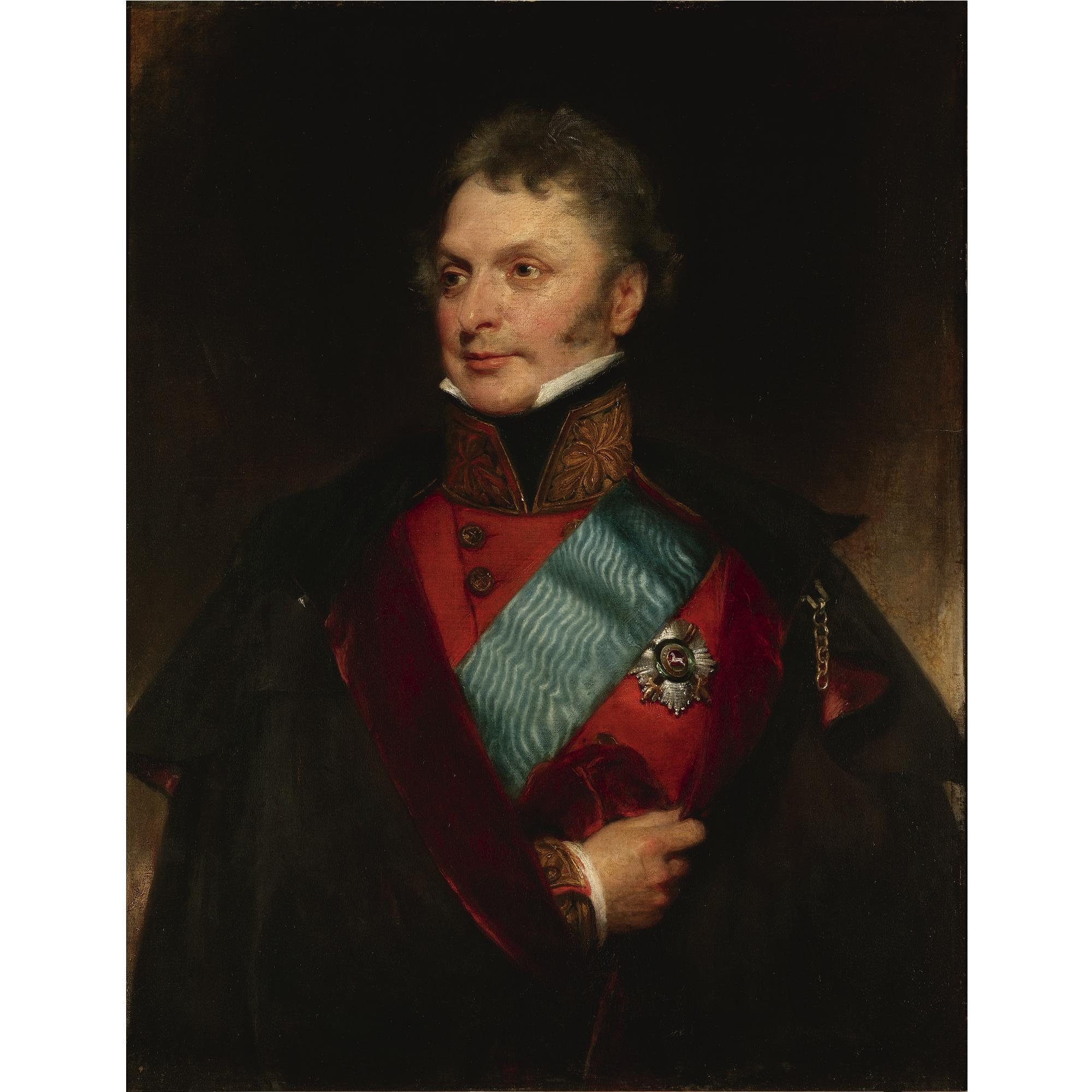 Henry William Pickersgill R.A. - Portrait Of Major General Sir Henry Wheatley, Bt, C.B., G.C.H. (1777-1852)