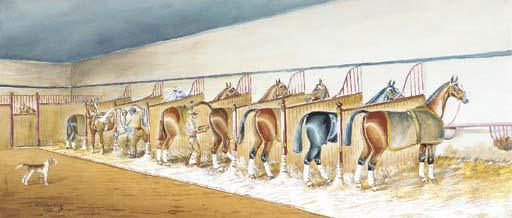 Henry William Standing - In the stables