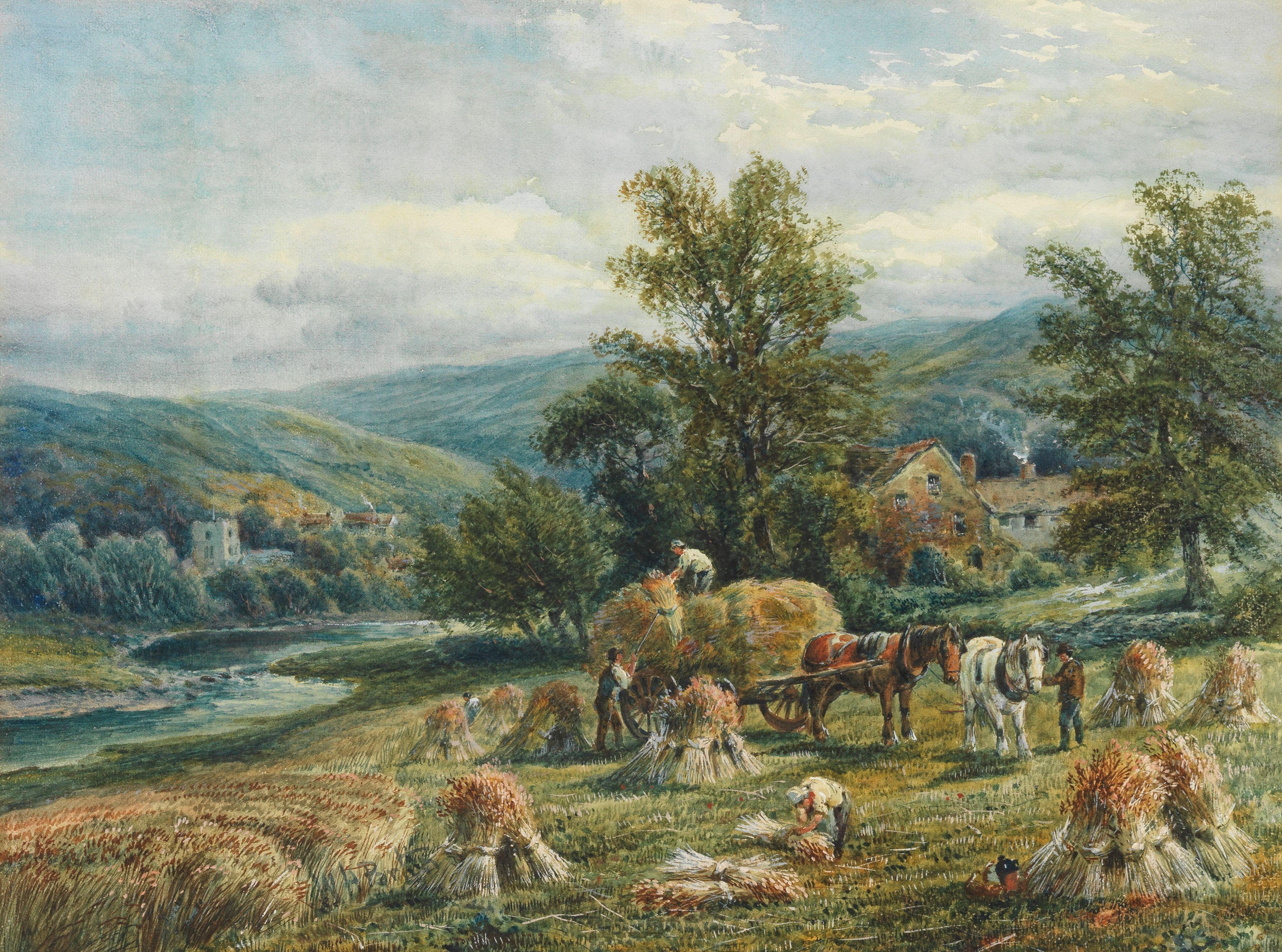 Henry Woodbridge Parton - Harvesting