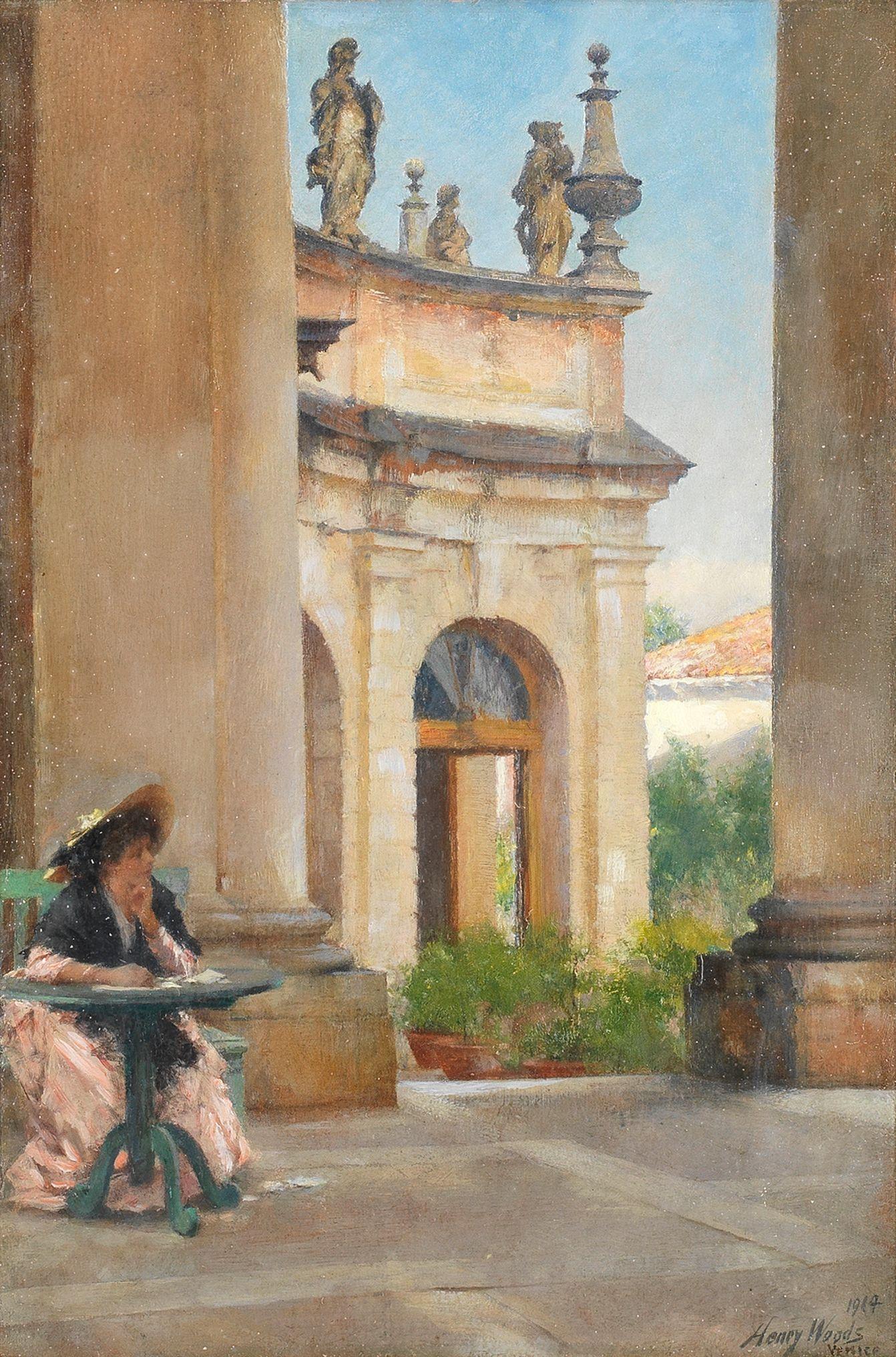 Henry Woods, RA - Midday musing, Venice