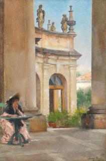 Henry Woods, RA - Midday musing, Venice