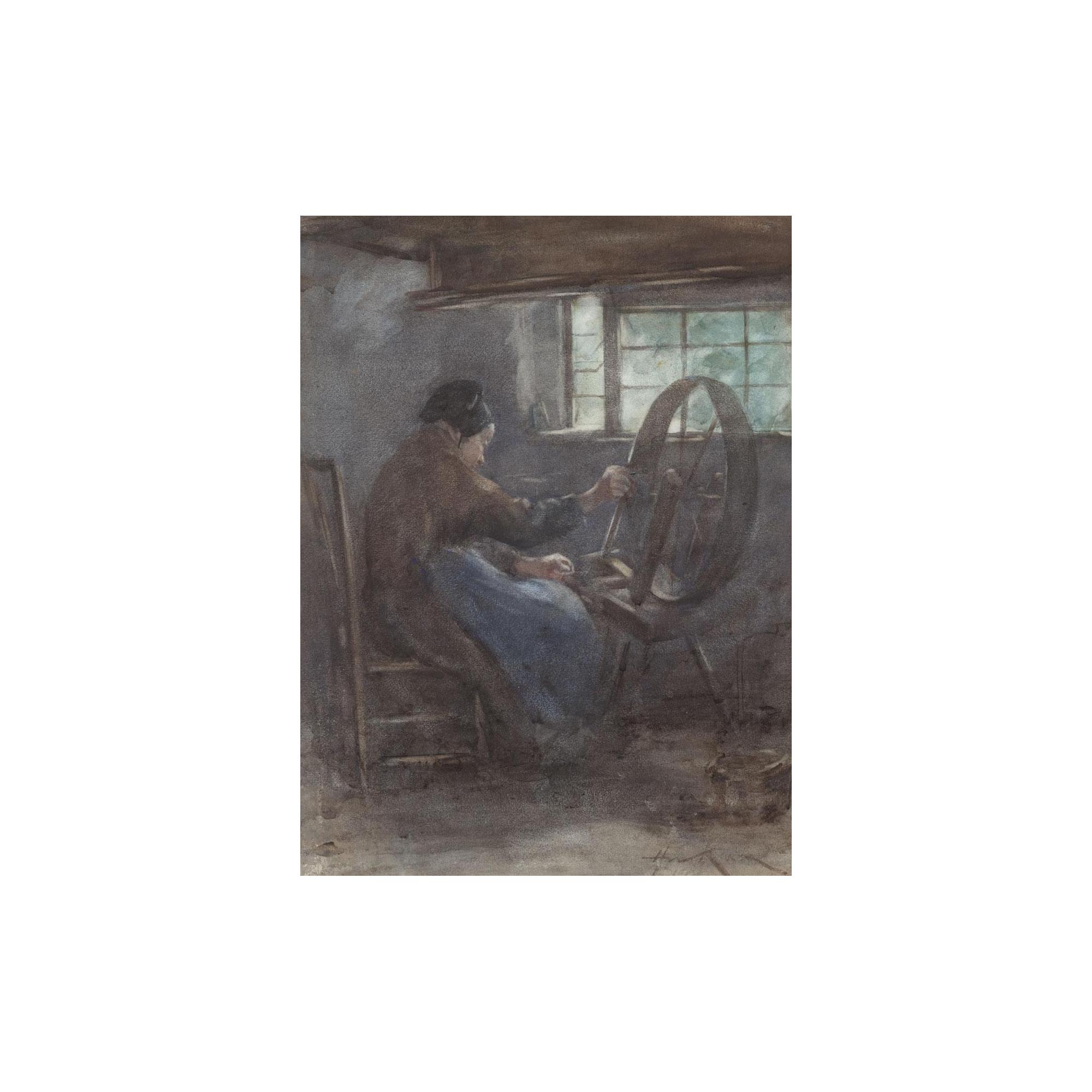 Henry Wright Kerr, R.S.A. - Winding A Holland