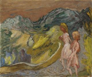 Henryk Gotlib - Italian Girls in a Landscape