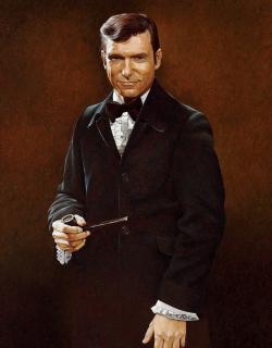 Herb Davidson - Portrait of Hugh Hefner