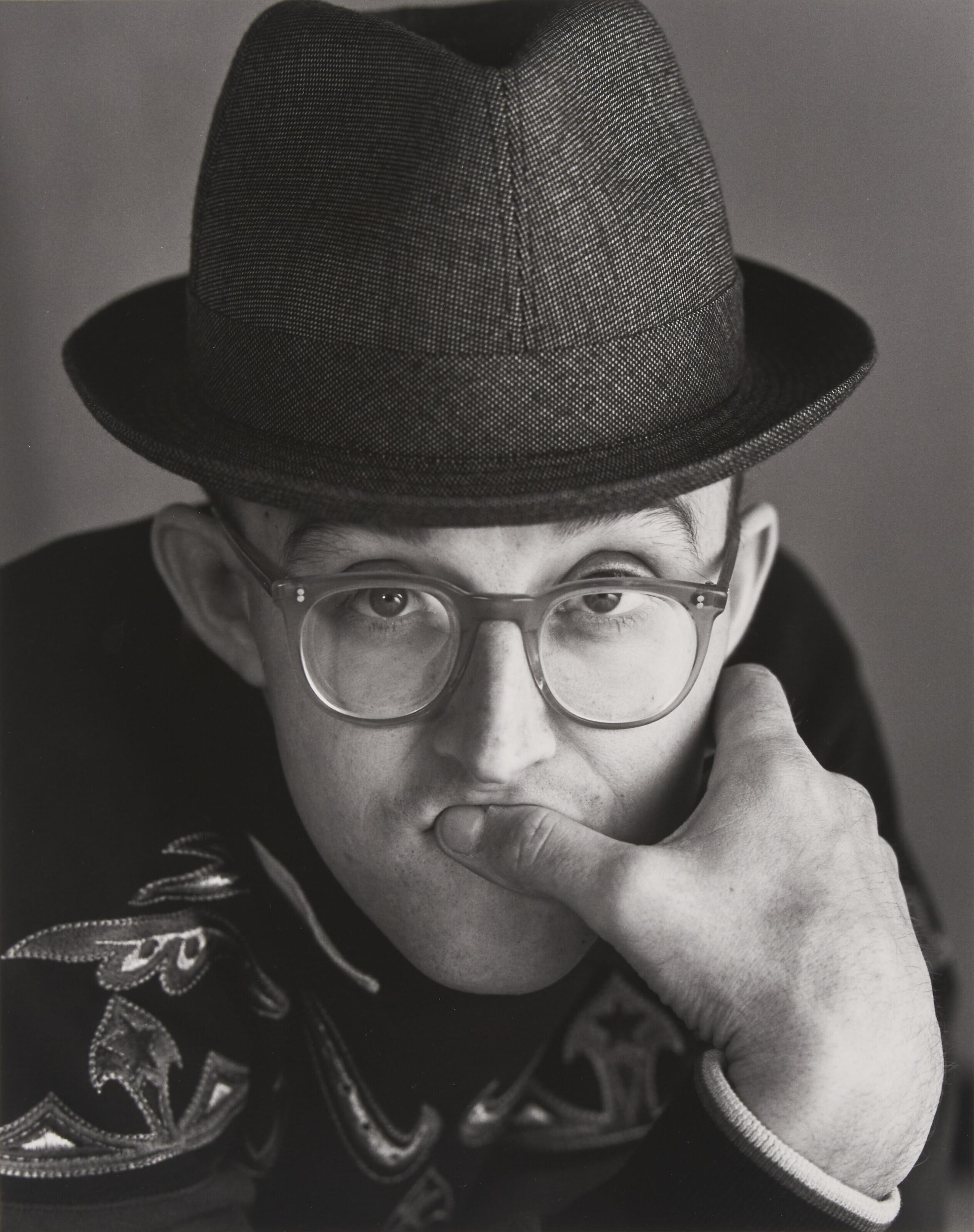Herb Ritts - Keith Haring I, New York 1987