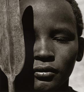 Herb Ritts - Loriki with Spear, Africa, 1993