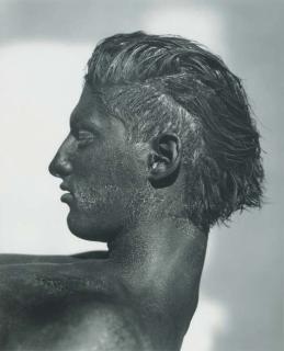 Herb Ritts - Tony with Blackface - profile, Los Angeles, 1986