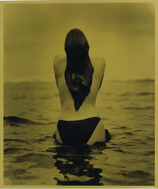Herb Ritts - Woman In Sea (Cindy Crawford), Hawaii, 1988