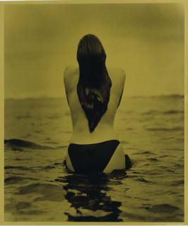 Herb Ritts - Woman In Sea (Cindy Crawford), Hawaii, 1988