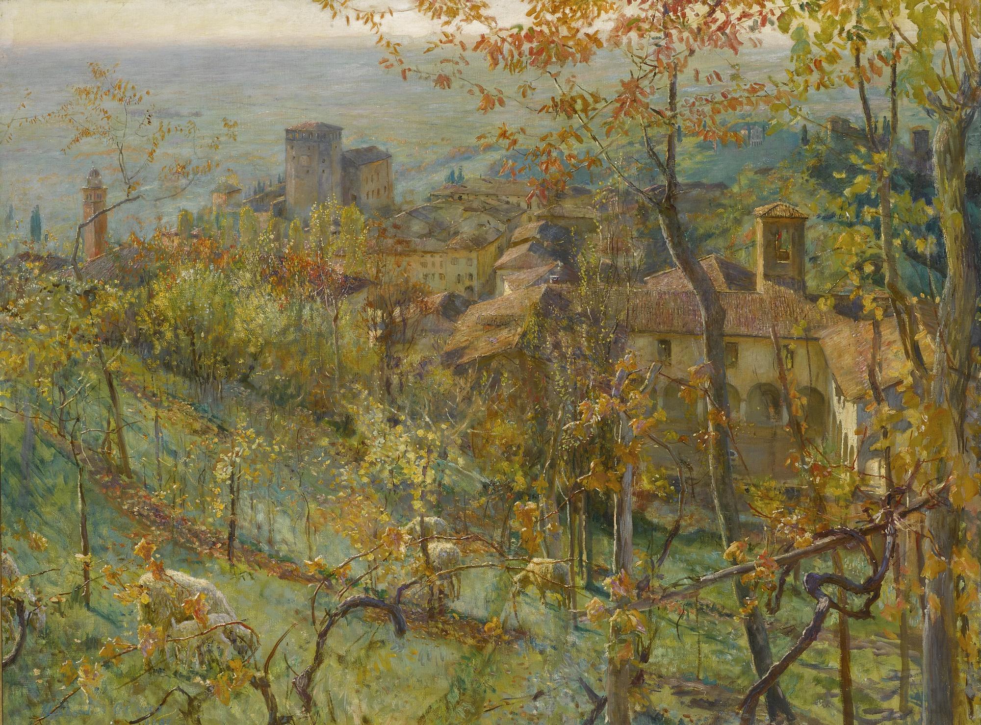 Herbert Arnould Olivier - British late Autumn, Asolo 