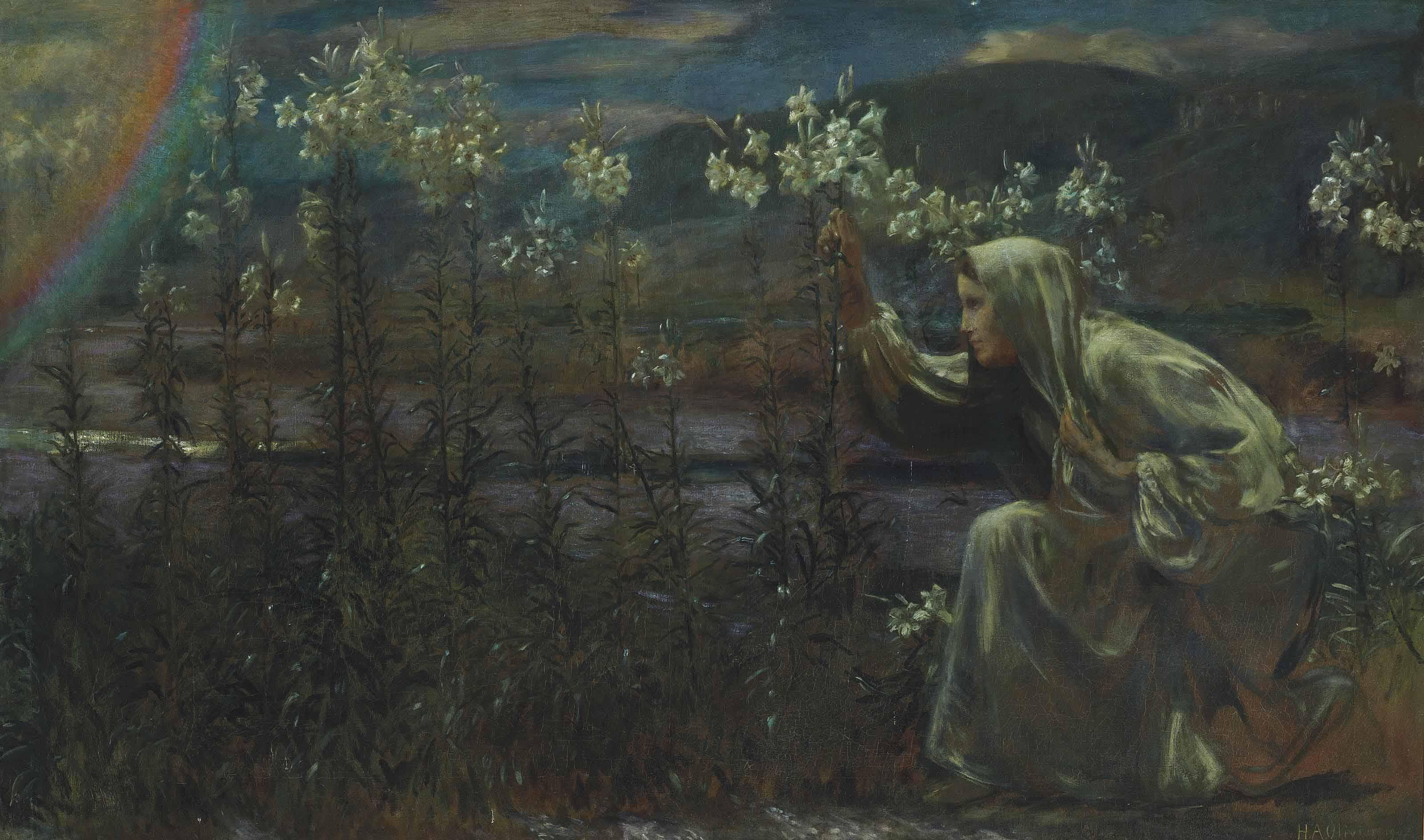 Herbert Arnould Olivier - The Annunciation
