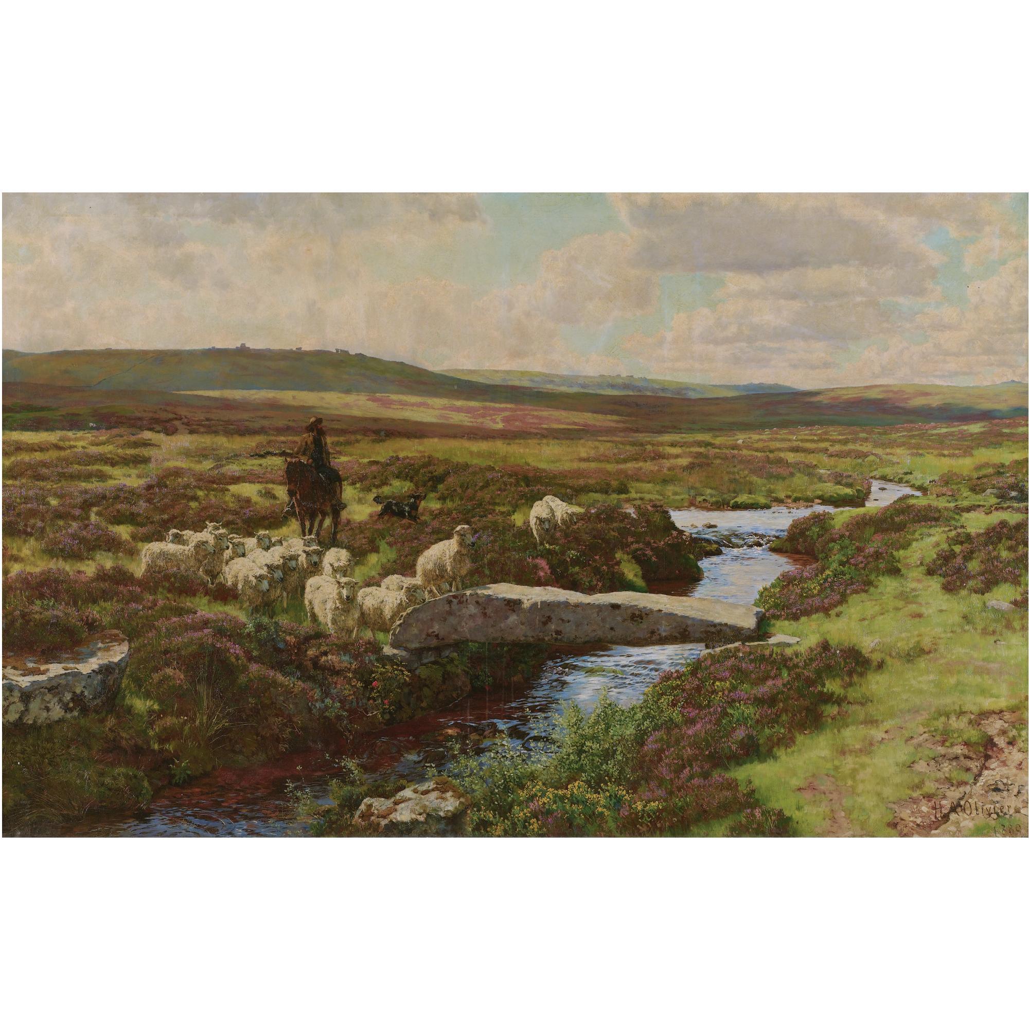 Herbert Arnould Olivier - Wallerbrook Bridge, Dartmoor