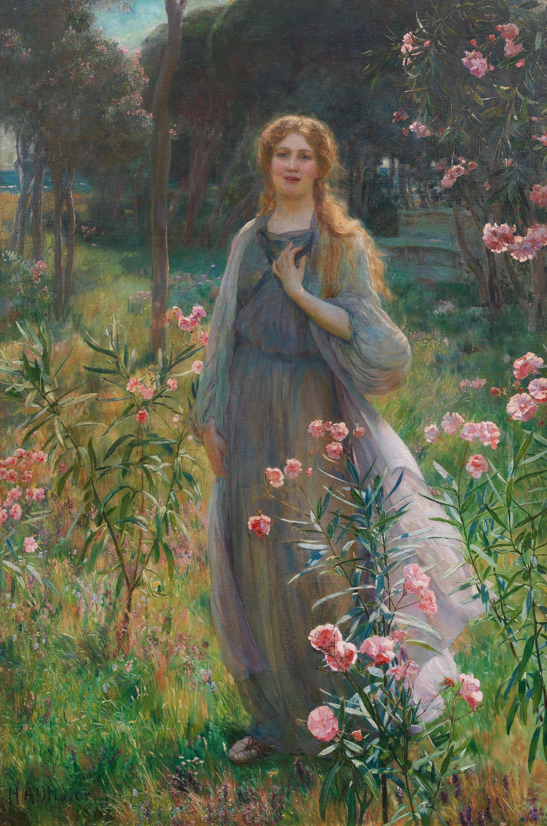 Herbert Arnould Olivier - \'Where e\'er you gaze the blushing flowers shall rise\'