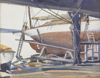 Herbert Badham - Eric Wilson\'s Yacht, 1936