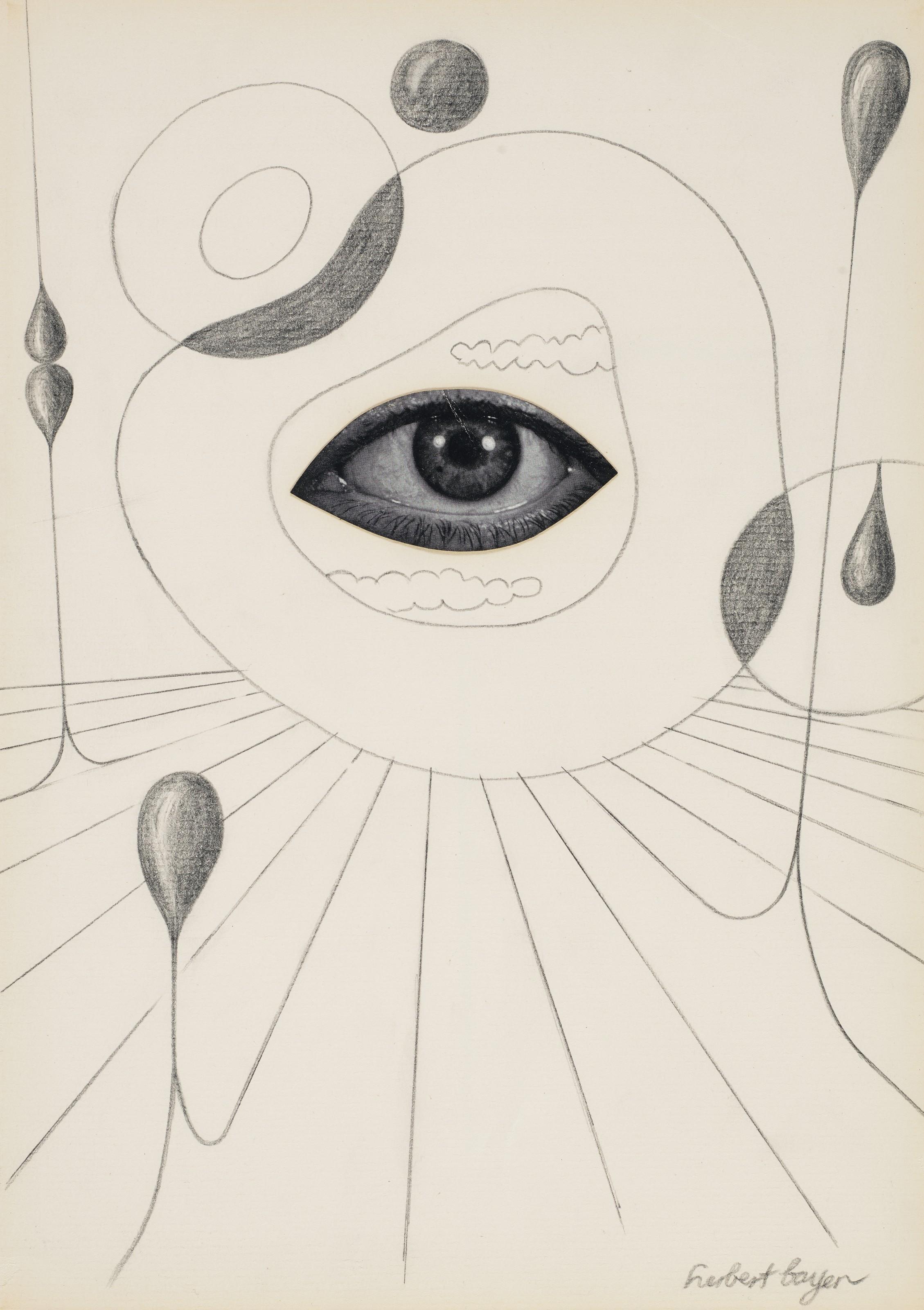 Herbert Bayer - Fantasielandschaft mit Auge