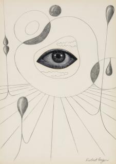 Herbert Bayer - Fantasielandschaft mit Auge