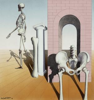Herbert Bayer - Human Bone Structure Compared With Architectural Structures