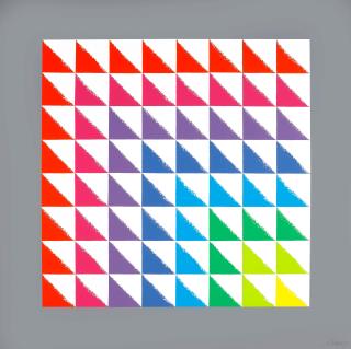 Herbert Bayer - Triangulated Square