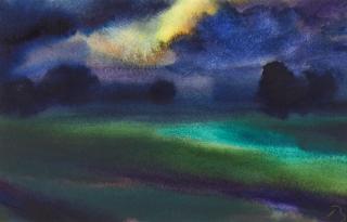 Herbert Beck - Landschaft Im Mondschein