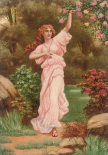 Herbert Blande Sparks - Picking roses