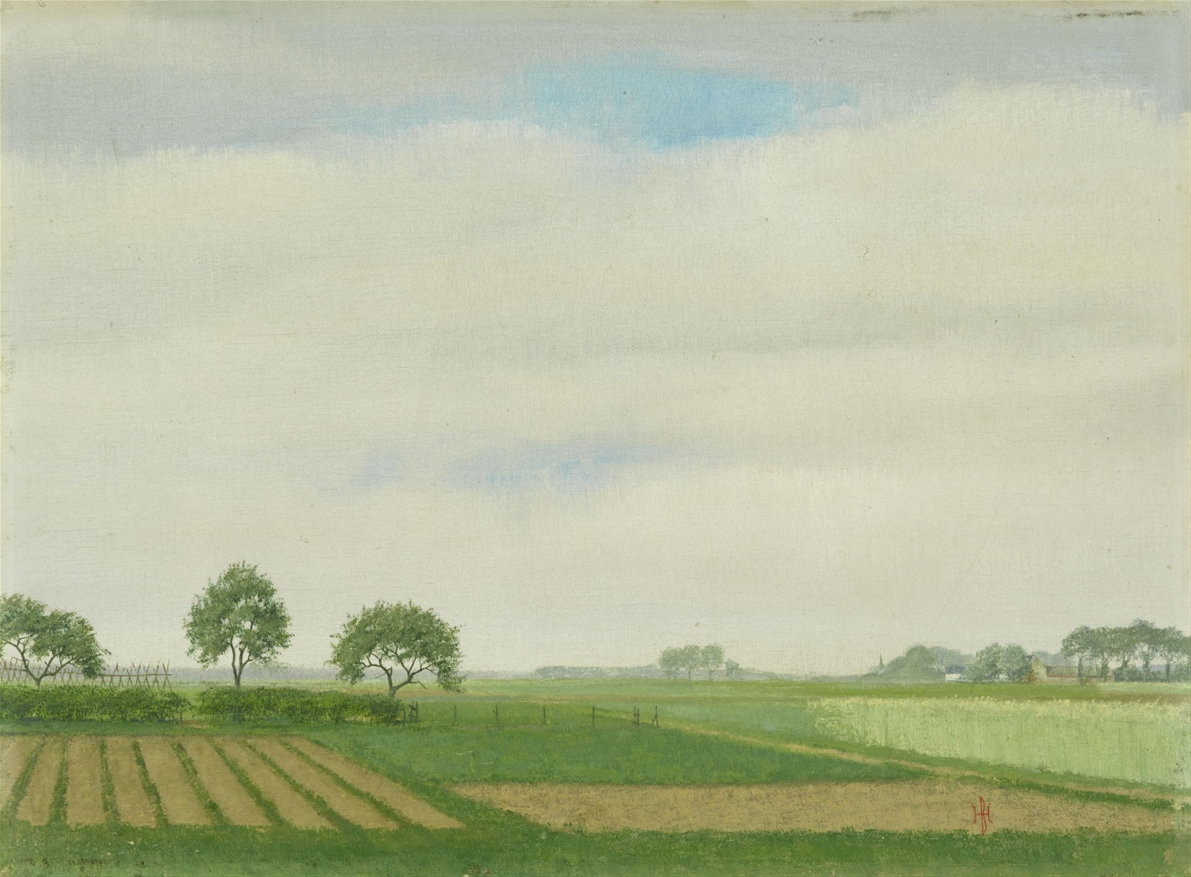 Herbert Böttger - Landschaft am Niederrhein