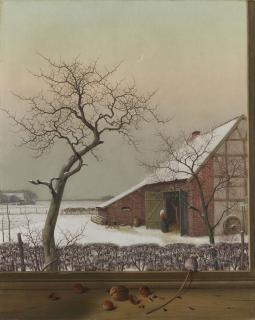 Herbert Böttger - Winterabend am Niederrhein