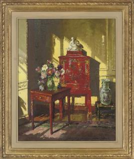 Herbert Davis Richter, R.I., R.S.W., R.O.I. - The chinese cabinet