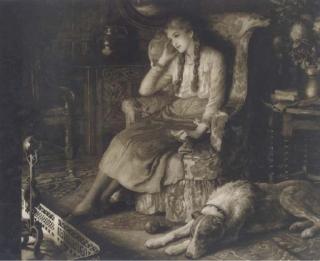 Herbert Dicksee, R.E. - The little gypsy girl; and The little rich girl