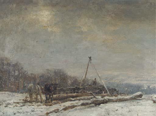 Herbert F. Royle - Winter in Nessfield near Ilkley
