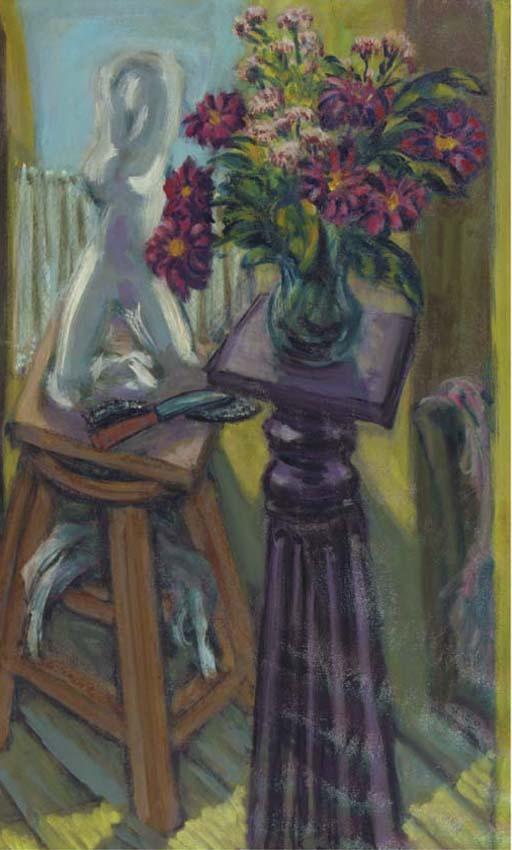 Herbert Fiedler - Stilleven Met Beeldhouwwerk