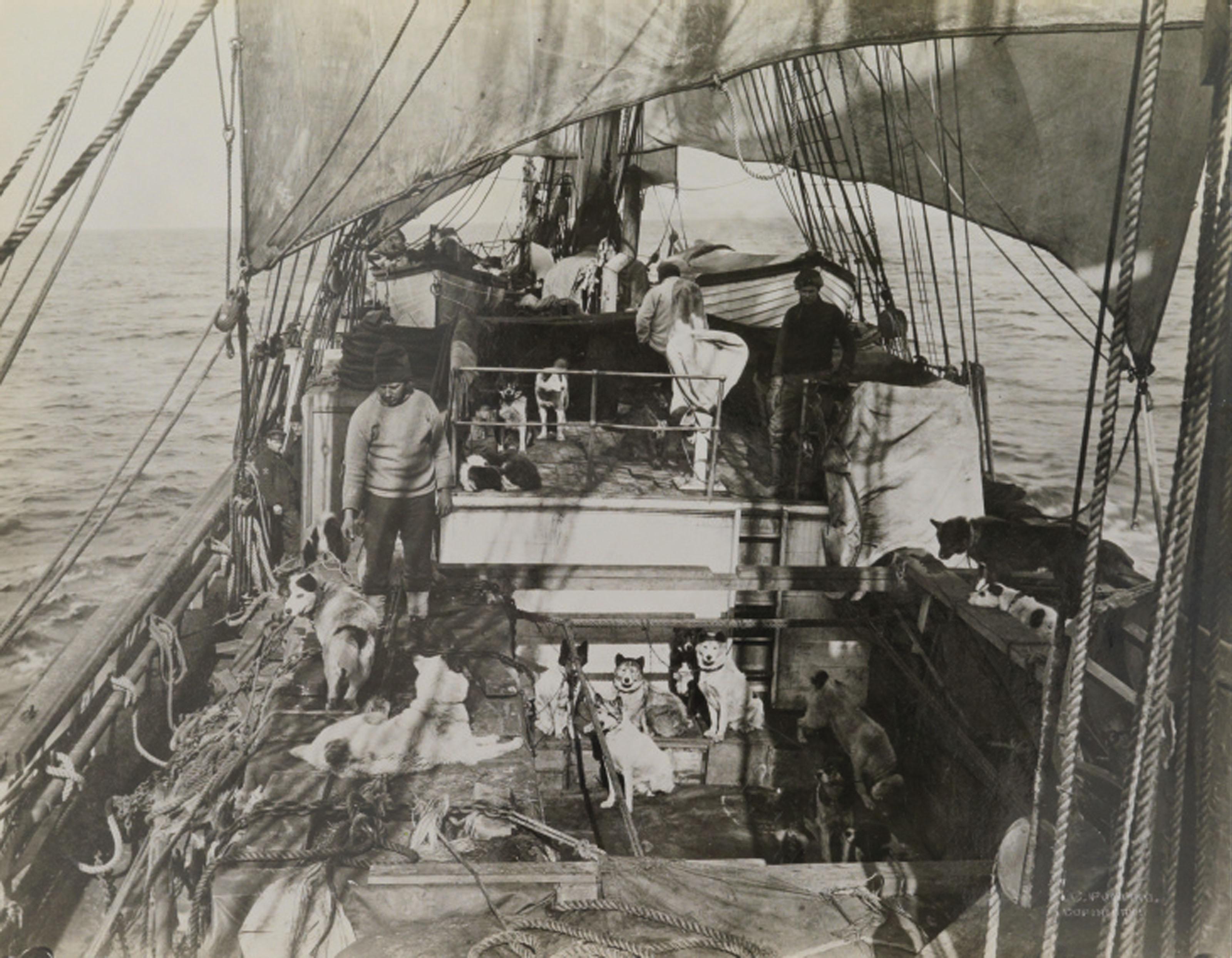 Herbert G. Ponting - Aboard the \'Terra Nova,\' c. 1911