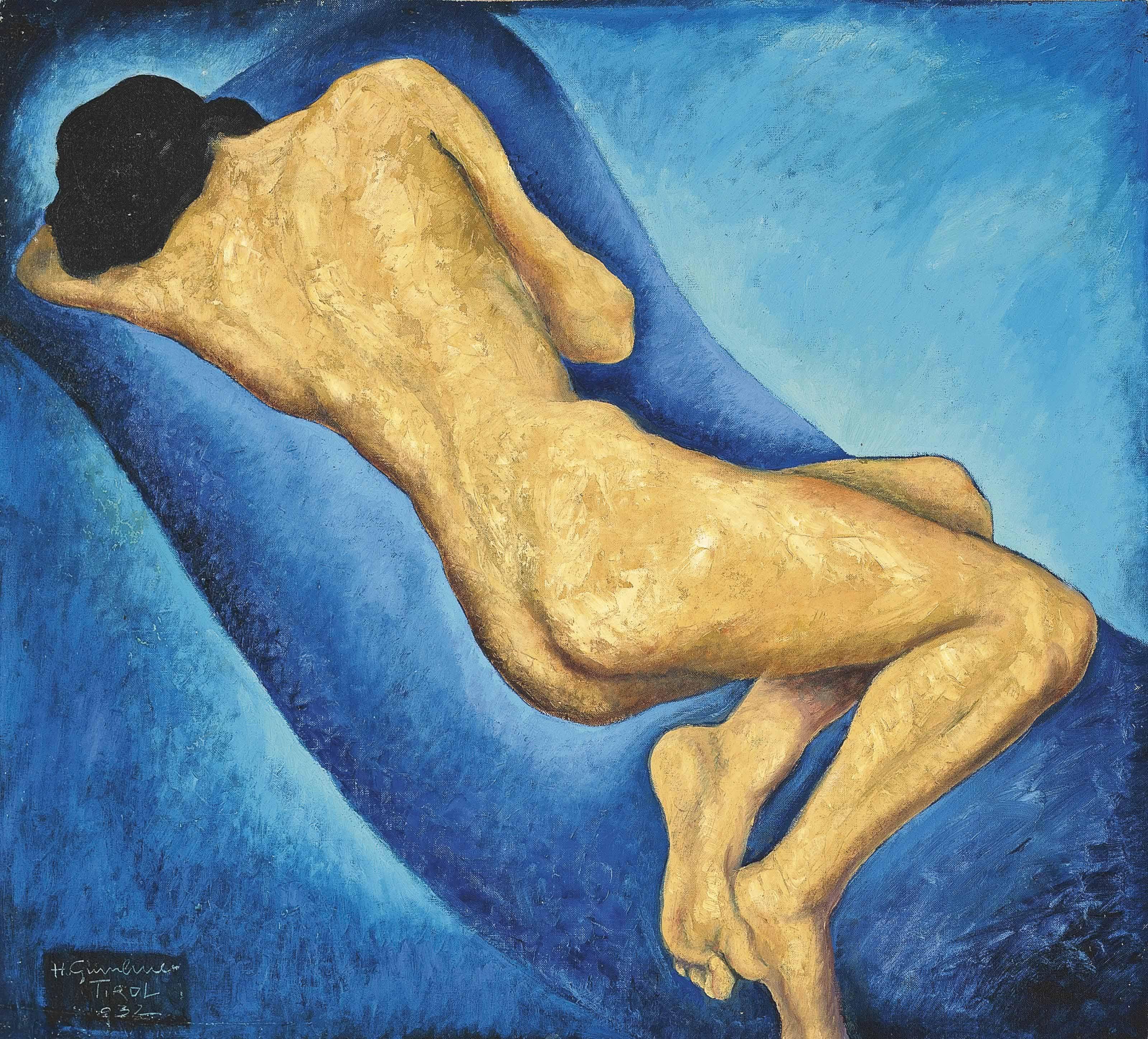 Herbert Gurschner - Liegender Akt