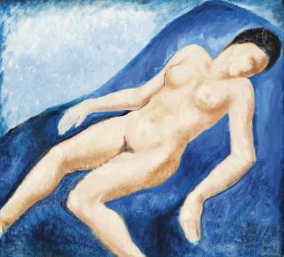 Herbert Gurschner - Reclining Nude