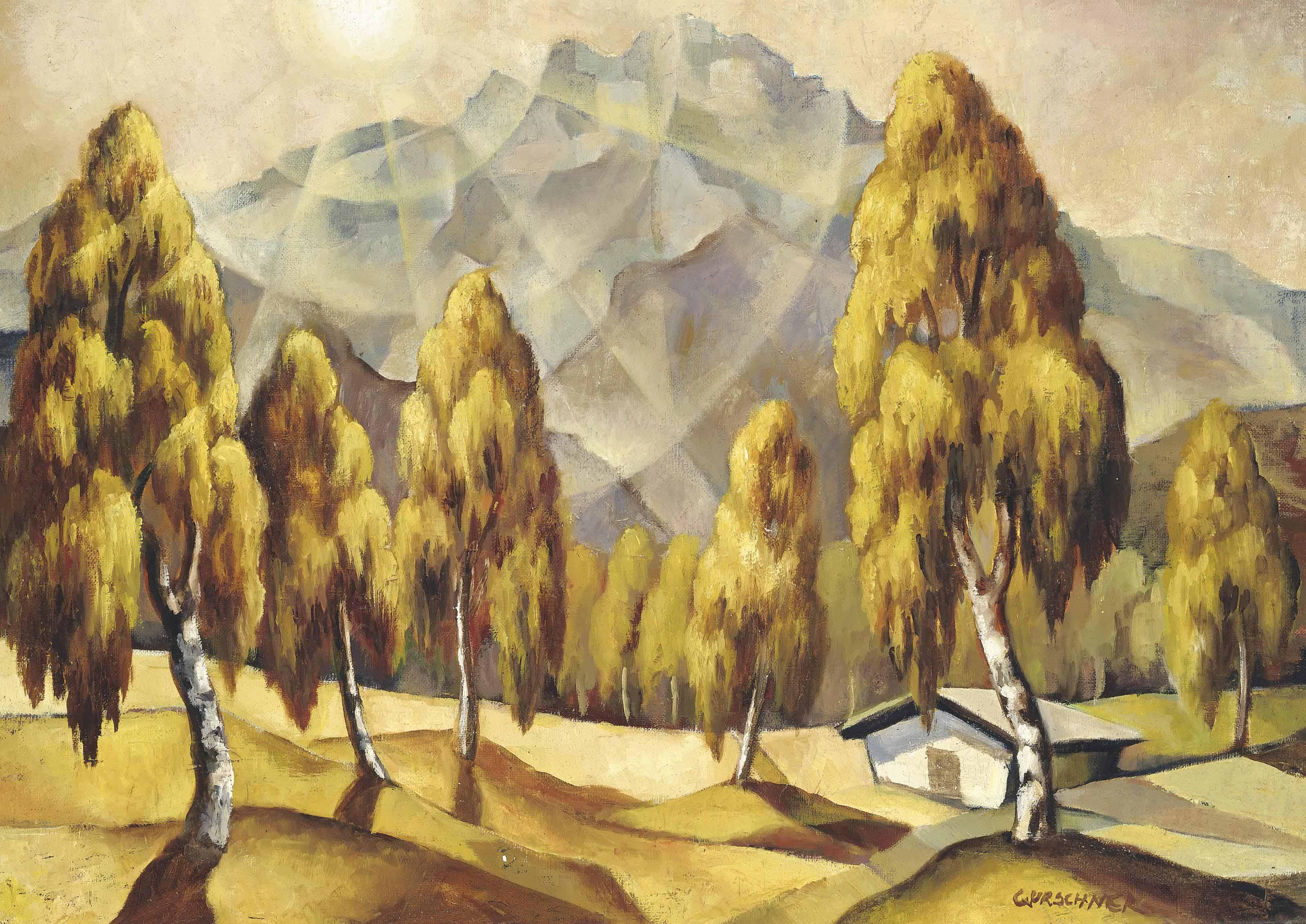 Herbert Gurschner - Sonnenlicht durch die Bäume