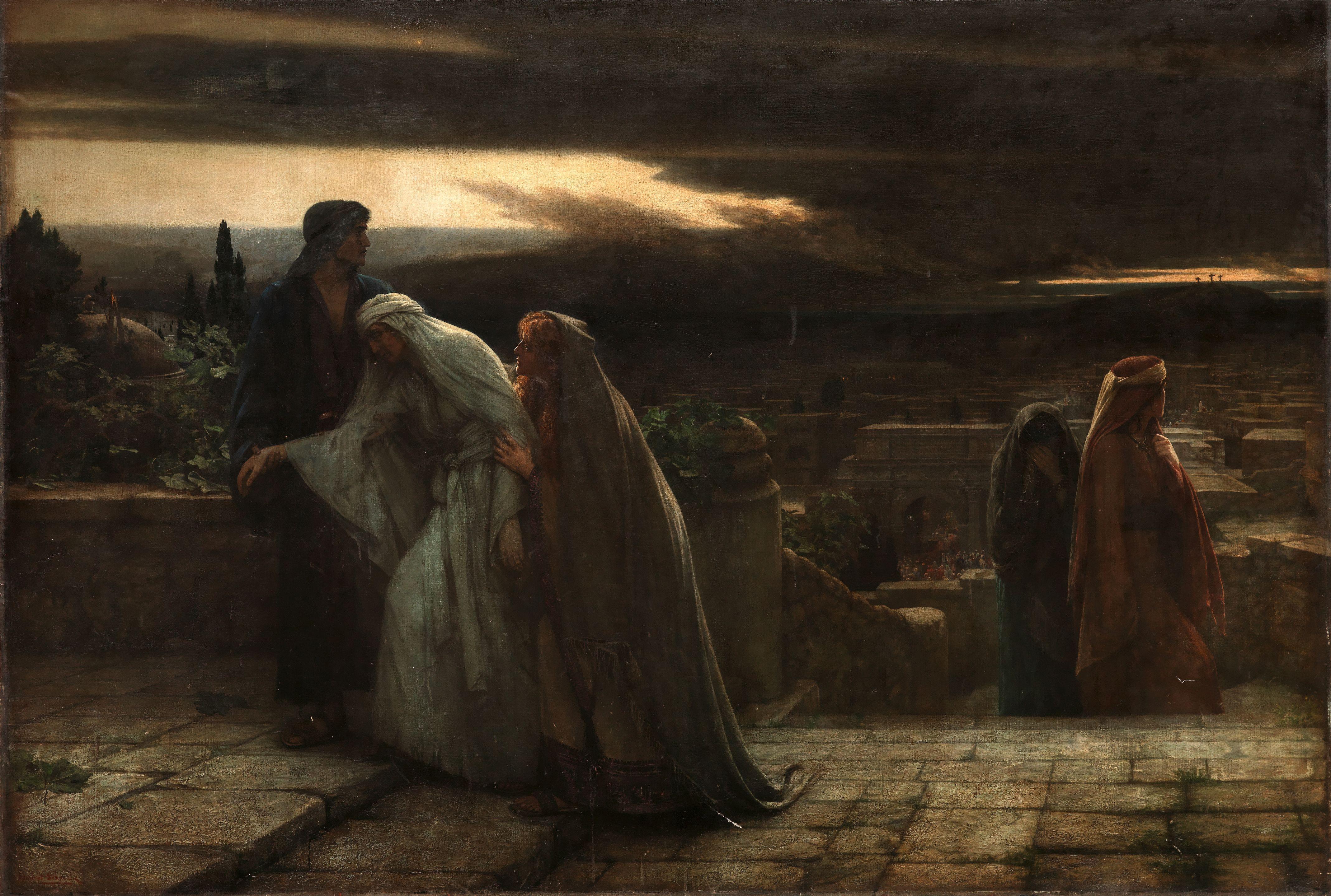 Herbert Gustave Schmalz - The Return from Calvary