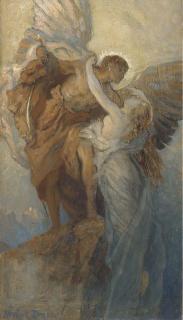 Herbert James Draper - Study for \'Day and the Dawnstar\'