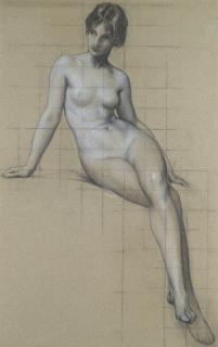 Herbert James Draper - Study For The Kelpie
