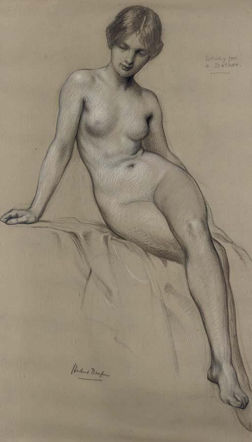 Herbert James Draper - Study for \'The Kelpie\'