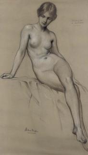 Herbert James Draper - Study for \'The Kelpie\'