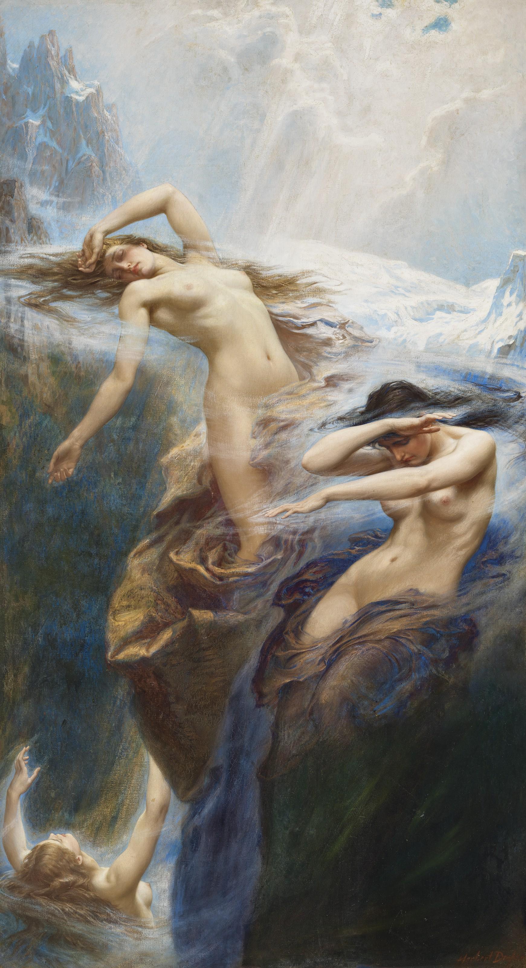 Herbert James Draper - The Mountain Mists