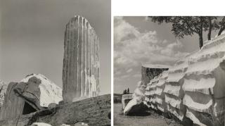 Herbert List - Columns, Theatre of Dionysus; And Fallen Columns, Olympeion, 1937